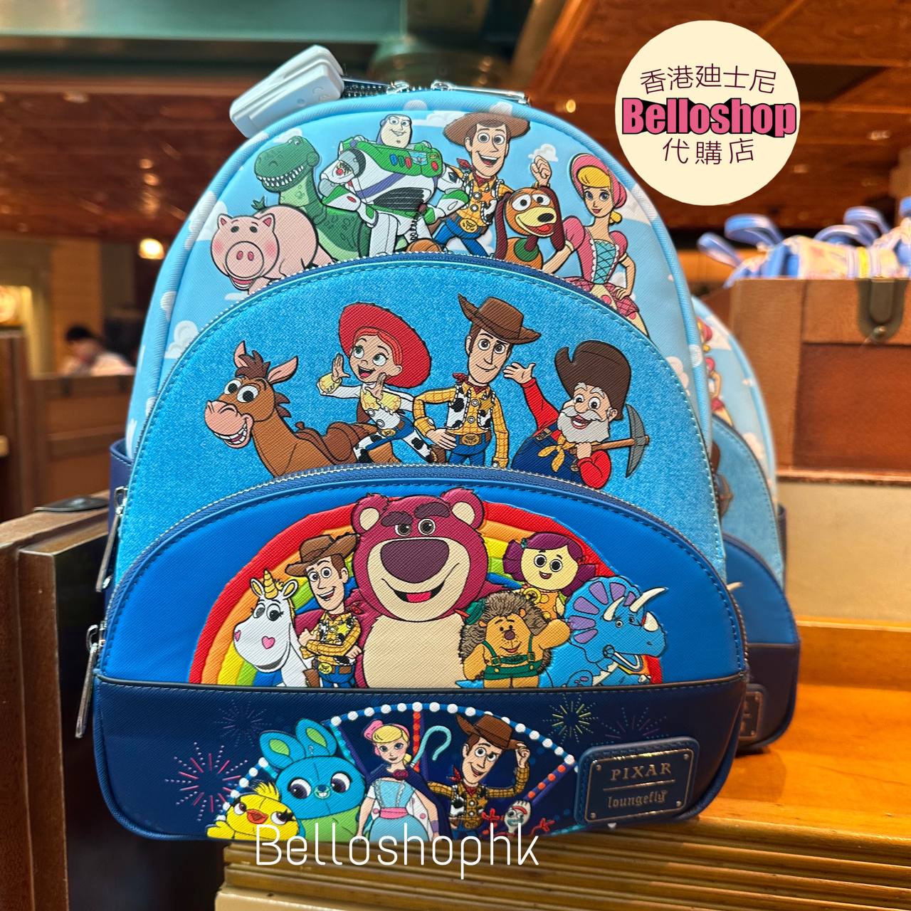 HKDL - Loungefly Toy Story Movie Collab Triple Pocket Mini
