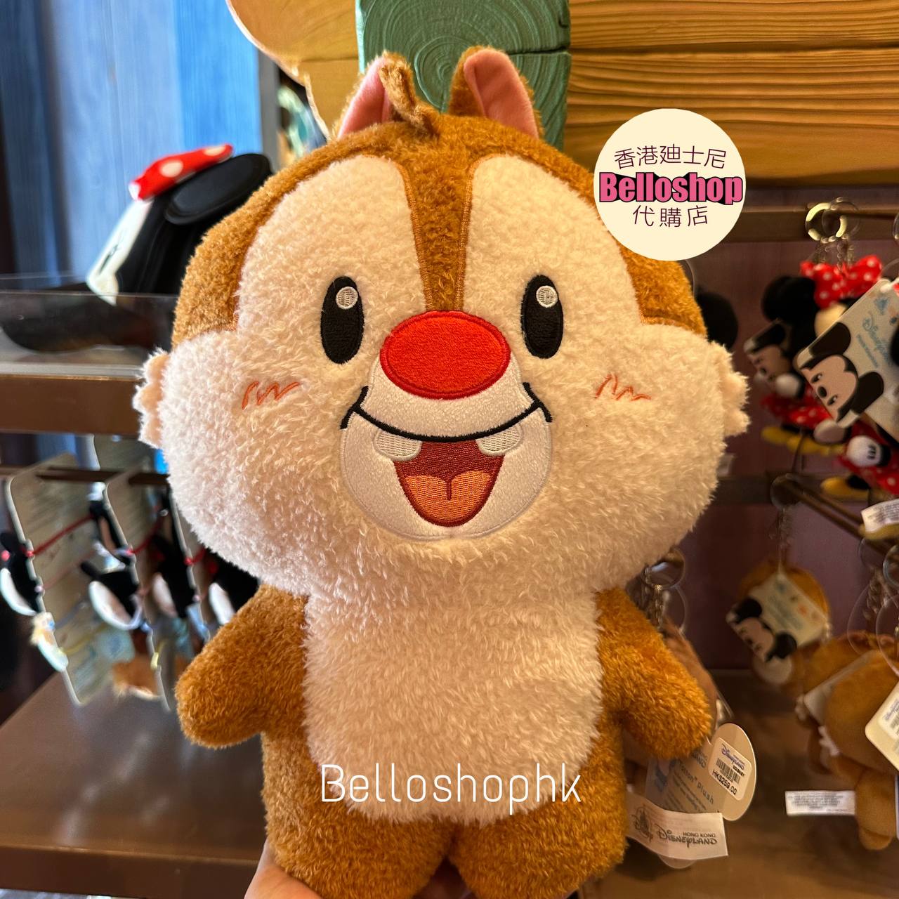 HKDL Dale Plush Happy Days In Hong Kong Disneyland