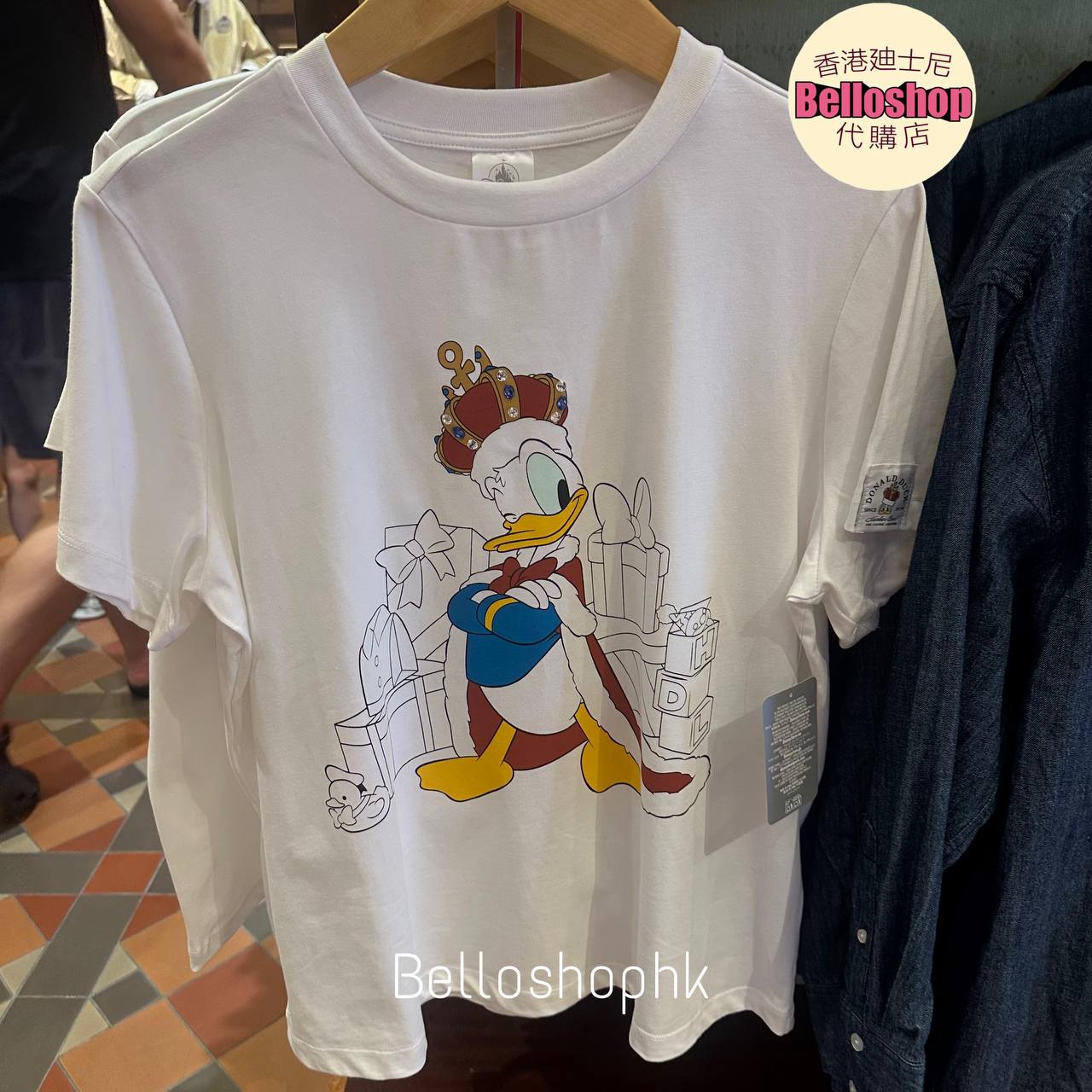 HKDL - Donald Short Sleeve T-Shirt White 