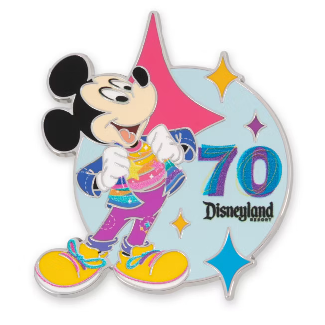 SDHK - Mickey Mouse Pin, Disneyland 70th Anniversary