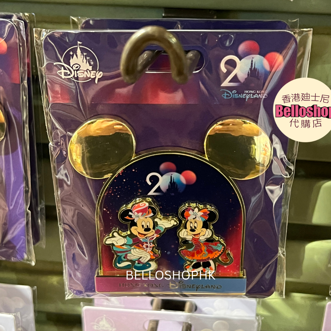 香港 ディズニー ランド ジャンボ ピンバッジ セット！ HKDL - Mickey & Friends Jumbo Pin 