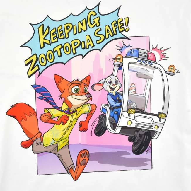 JDS - Zootopia Comic Style Long Sleeve T-Shirt 