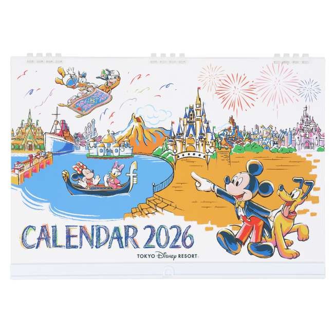 カレンダー・スケジュール Tokyo Disney Resort Calendar 2019 2019年はジェラトーニカラー！東京ディズニーシー「ダッフィー