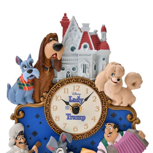 LADY AND THE TRAMP 70THわんわん物語　ライトアップ時計 JDS - Lady and the Tramp Light-Up Clock 