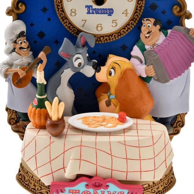 JDS - Lady and the Tramp Light-Up Clock 