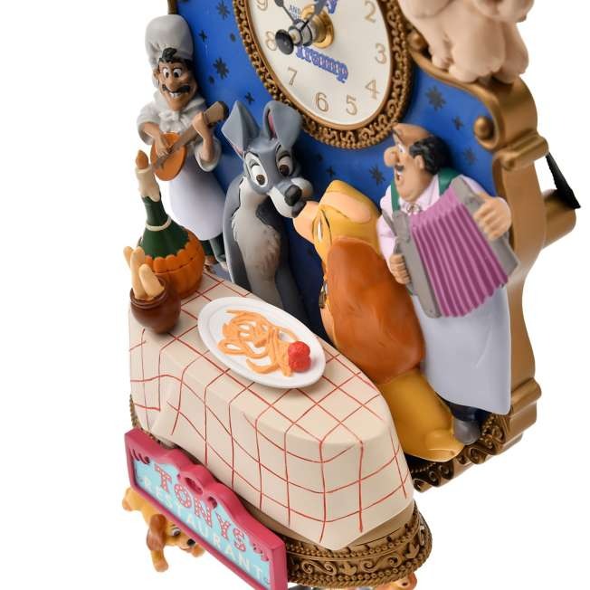 LADY AND THE TRAMP 70THわんわん物語　ライトアップ時計 JDS - Lady and the Tramp Light-Up Clock 