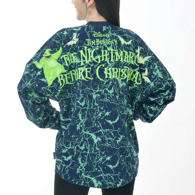 Spirit Jersey ウギー ブギー 長袖Tシャツ ハロウィン L JDS - [Spirit Jersey] Oogie Boogie Long Sleeve T-Shirt Glow