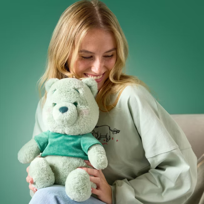 SDHK - Winnie the Pooh Green Medium Plush, Winnie the Pooh