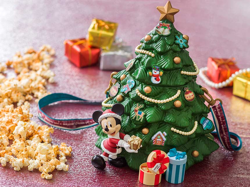TDR - Mickey Mouse Christmas Tree Popcorn Bucket 