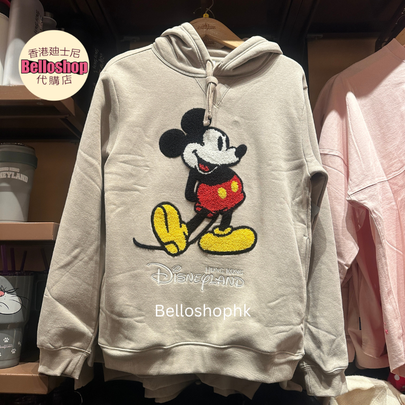 HKDL - Classic Mickey Chenille Patch Hoodie for Adult (Release