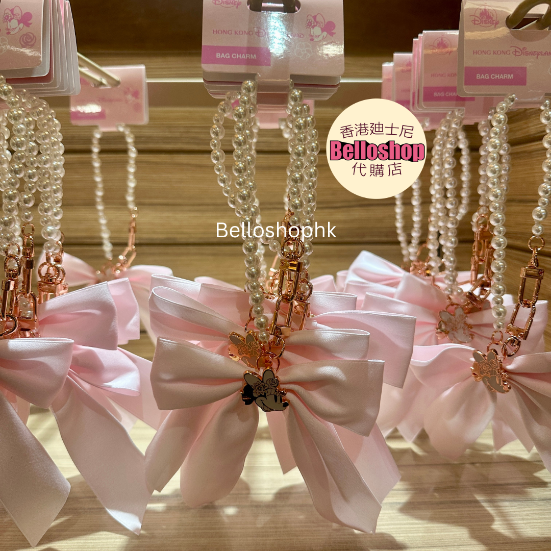 HKDL - Minnie Ribbon Bag Charm “Sakura 2026” (Release Date : 10