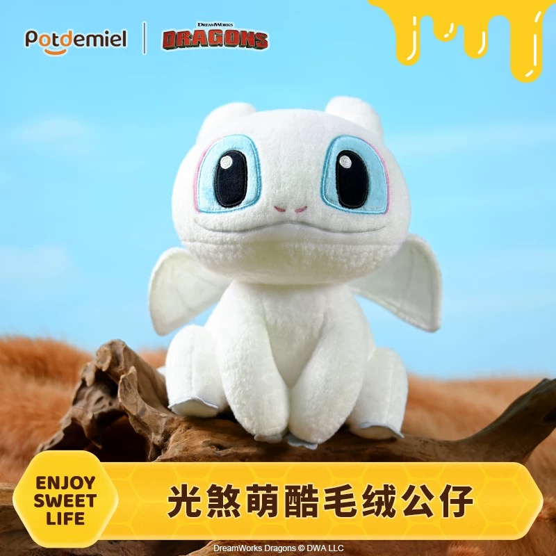 Other / Potdemiel - How to Train Your Dragon Light Fury Plush Doll
