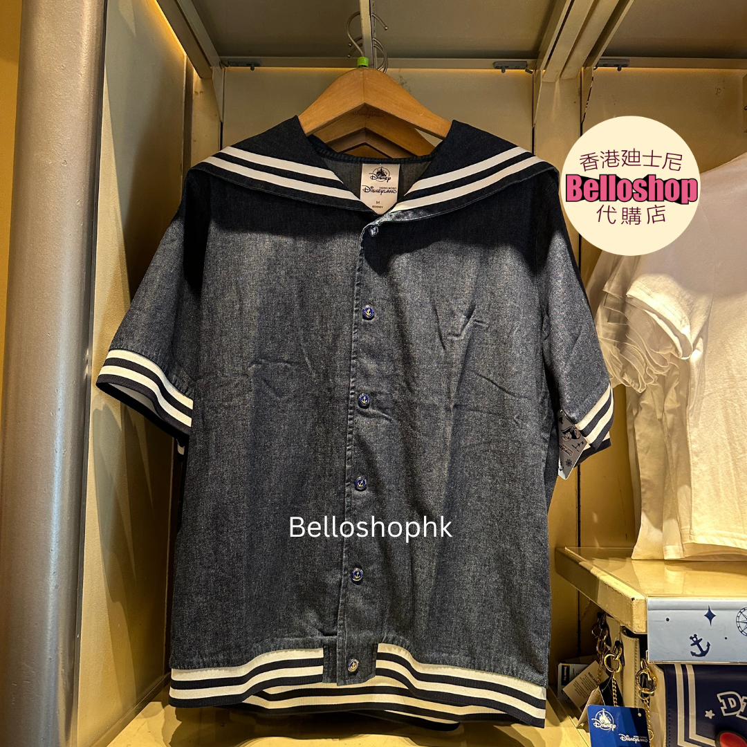 HKDL - Donald Duck Denim Sailor Shirt 