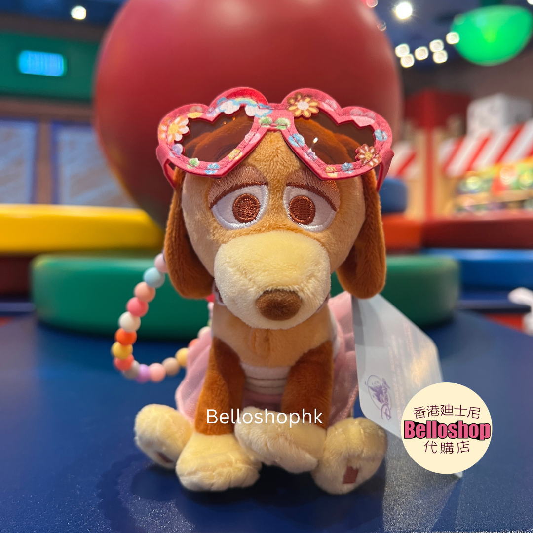 当時物　Toy Story Slinky Dog Keychain 新品 HKDL - Slinky Dog Plush Keychain 