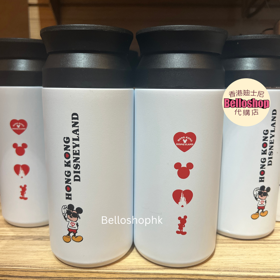 HKDL - Stainless Steel Water Bottle “Love Hong Kong Disneyland
