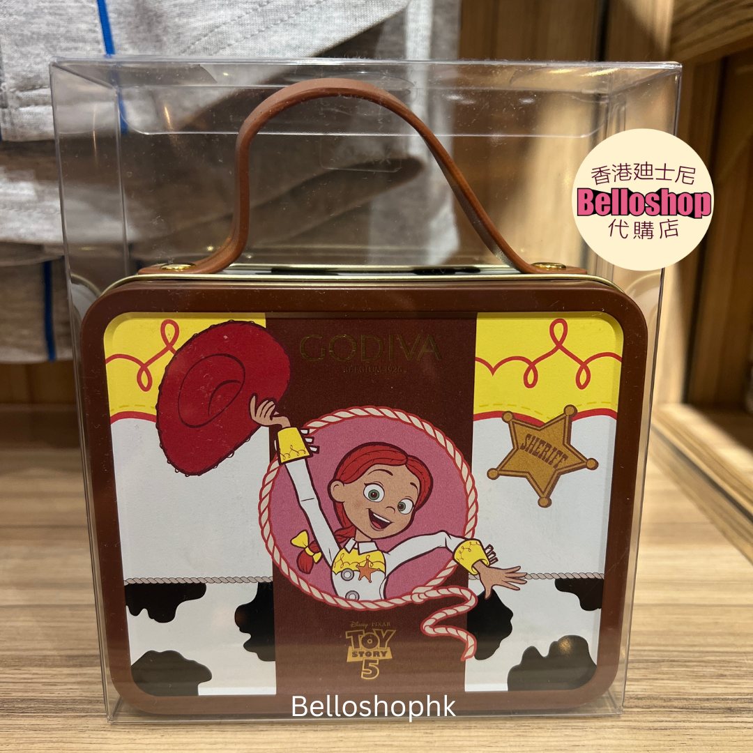 HKDL - GODIVA Toy Story 5 Jessie Chocolate Tin Trunk (Release Date